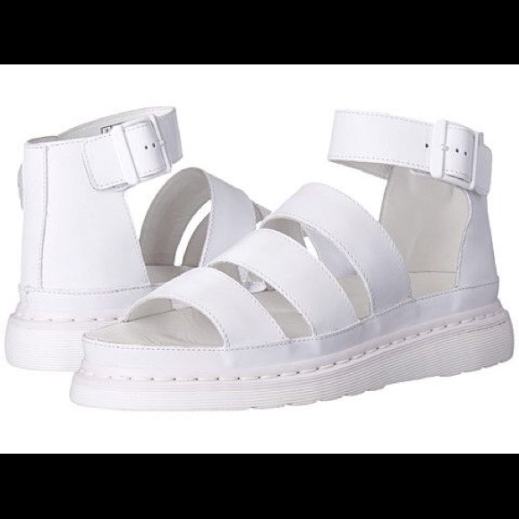Dr. Martens Shoes - Dr. Martens White Clarissa Sandal